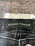 Denim Forum Chevron-herringbone Black Jeans Size 27 waist - photo 7