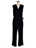 Tahari Solid Black Jumpsuit Size 1X - photo 1