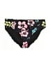 Hurley Floral Black Swimsuit Bottoms Size 14 - photo 1