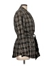 Zara Basic Plaid Brown Blazer Size L - photo 4