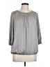 Cellabie 100% Polyester Gray 3/4 Sleeve Blouse Size XL - photo 1