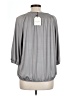 Cellabie 100% Polyester Gray 3/4 Sleeve Blouse Size XL - photo 2