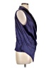 Unbranded 100% Polyester Purple Blue Sleeveless Blouse Size L - photo 4