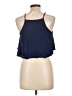 Forever 21 100% Rayon Blue Sleeveless Blouse Size L - photo 2