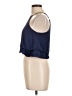 Forever 21 100% Rayon Blue Sleeveless Blouse Size L - photo 5