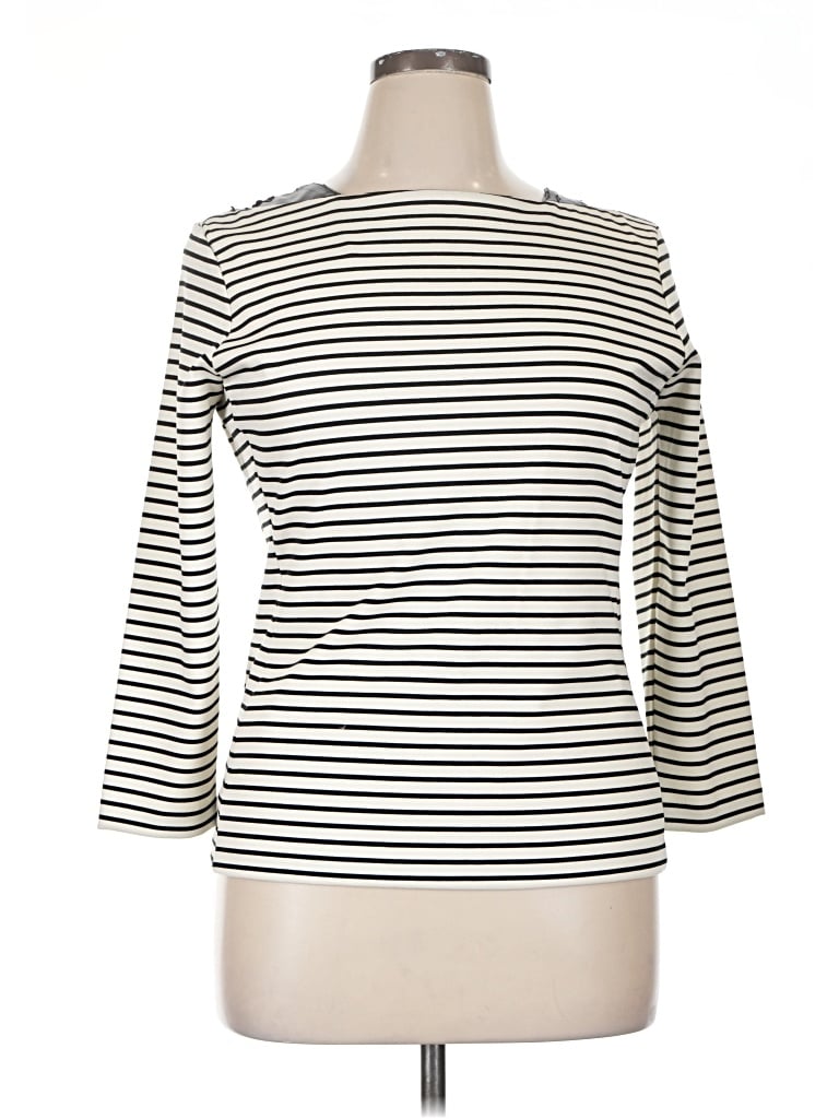 Pre-owned Halogen Cardigan Sweater In White