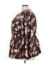 Torrid 100% Polyester Brown Long Sleeve Blouse Size 3X Plus (3) - photo 5