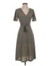H&M Chevron-herringbone Gray Casual Dress Size XS - photo 1
