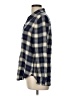Theory Plaid Blue Long Sleeve Button-Down Shirt Size L - photo 5