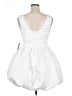 Lulus 100% Polyester White Cocktail Dress Size XL - photo 2