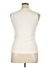 Akris Punto Solid Ivory Sleeveless Blouse Size 14 - photo 2