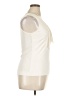 Akris Punto Solid Ivory Sleeveless Blouse Size 14 - photo 4