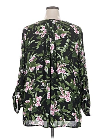 Bobeau 3/4 Sleeve Blouse (view 2)