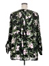 Bobeau 100% Polyester Floral Green 3/4 Sleeve Blouse Size 2X - photo 2
