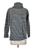 CAbi 100% Cotton Stripes Black Turtleneck Sweater Size XS - photo 1