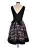 db established 1962 100% Polyester Graphic Black Cocktail Dress Size 6 - photo 2