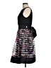 db established 1962 100% Polyester Graphic Black Cocktail Dress Size 6 - photo 5