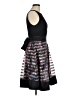 db established 1962 100% Polyester Graphic Black Cocktail Dress Size 6 - photo 4