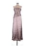 Meshki 100% Polyester Metallic Silver Cocktail Dress Size M - photo 1