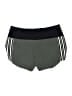 Athleta Color Block Green Athletic Shorts Size 6 - photo 1