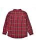 Carter's 100% Cotton Plaid Red Long Sleeve Button-Down Shirt Size 10 - photo 2