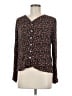 Garnet Hill Brown Long Sleeve Blouse Size 6 - photo 1