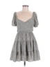 tullabee 100% Polyester Hearts Gray Casual Dress Size M - photo 1