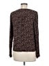 Garnet Hill Brown Long Sleeve Blouse Size 6 - photo 2
