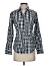Vineyard Vines 100% Cotton Checkered-gingham Blue Long Sleeve Button-Down Shirt Size 0 - photo 1