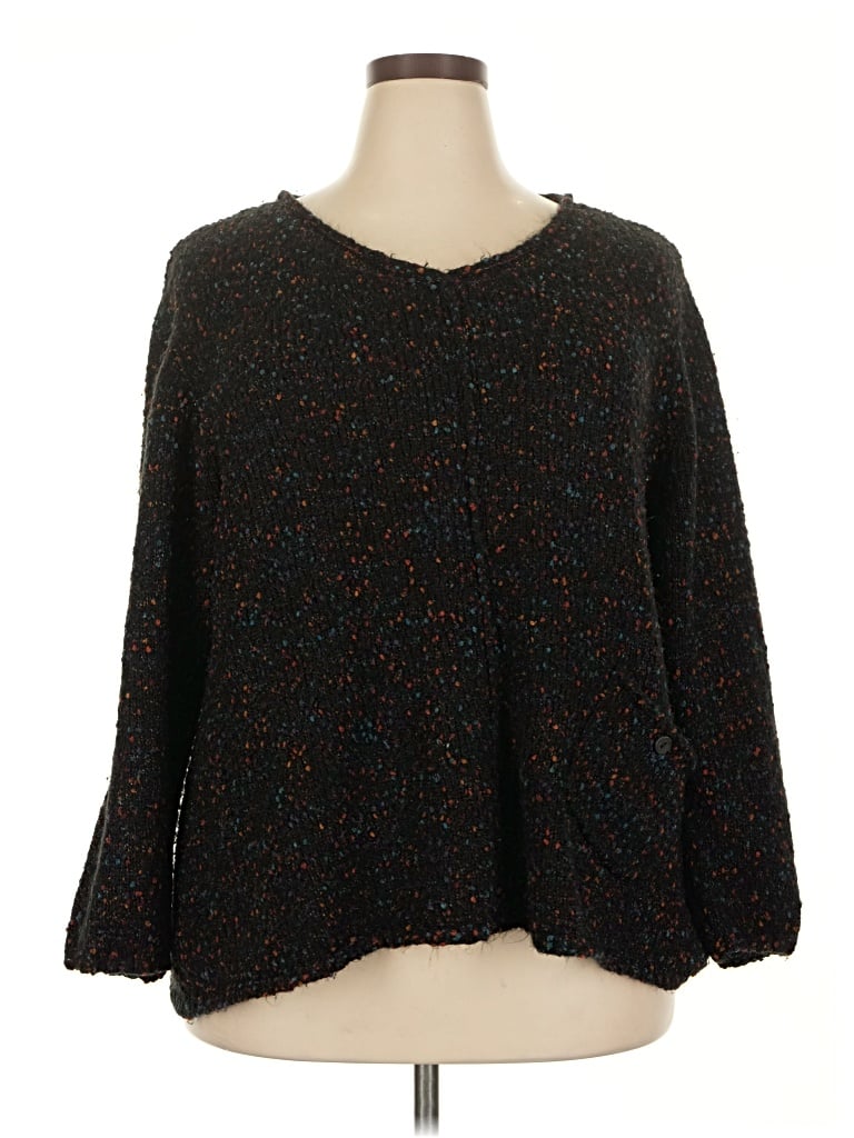 Pre-owned Habitat Pullover Sweater In Black