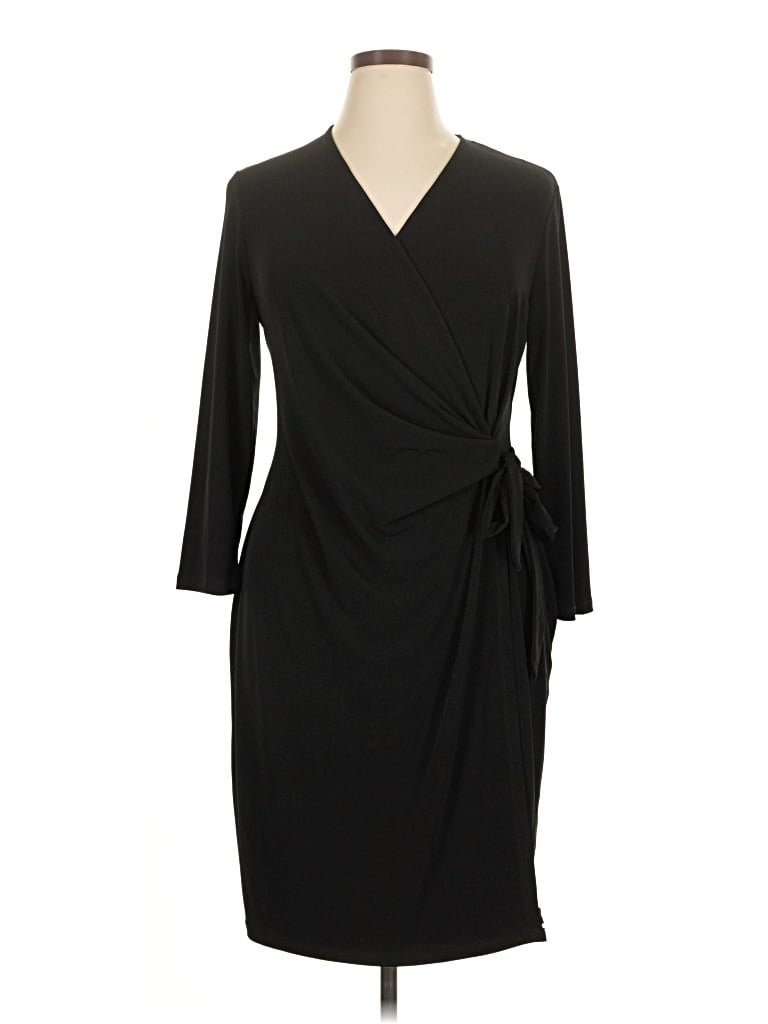 Pre-owned Anne Klein Cocktail Dress In Black
