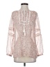TWO by Vince Camuto 100% Polyester Pink 3/4 Sleeve Blouse Size S - photo 1