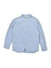 Zara Solid Blue Long Sleeve Button-Down Shirt Size 7 - photo 1