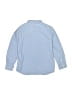 Zara Solid Blue Long Sleeve Button-Down Shirt Size 7 - photo 2