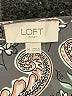 Ann Taylor LOFT Outlet 100% Polyester Paisley Gray Long Sleeve Blouse Size M - photo 7