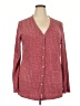 Unbranded Burgundy Cardigan Size 3X - photo 1
