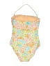 J.Crew Floral Yellow One Piece Swimsuit Size 6 - photo 2