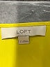 Ann Taylor LOFT 100% Polyester Yellow Short Sleeve Blouse Size S - photo 7