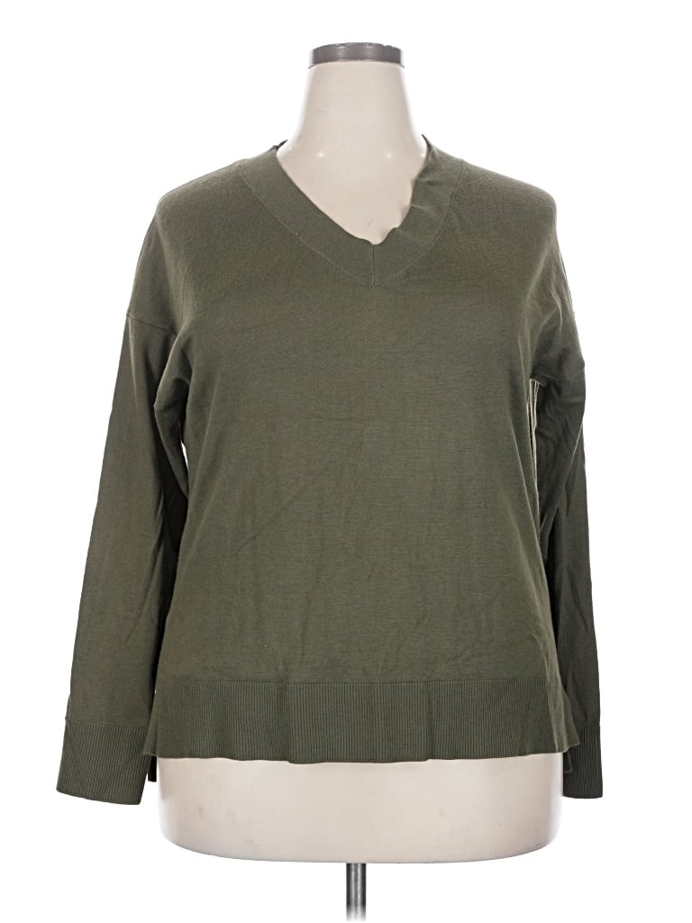 Pre-owned Matty M Pullover Sweater In Green