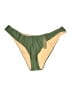 J.Crew Color Block Green Swimsuit Bottoms Size M - photo 1