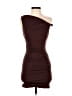Runaway Solid Brown Cocktail Dress Size S - photo 1