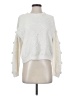 Say What? Solid White Pullover Sweater Size S - photo 1