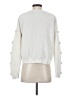Say What? Solid White Pullover Sweater Size S - photo 2