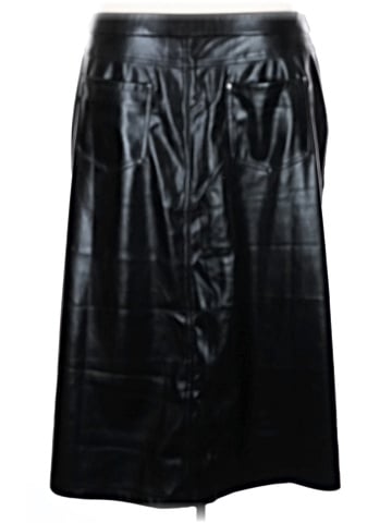Colleen Lopez Faux Leather Skirt (view 2)