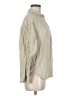 Stradivarius Stripes Ivory Long Sleeve Button-Down Shirt Size M - photo 4