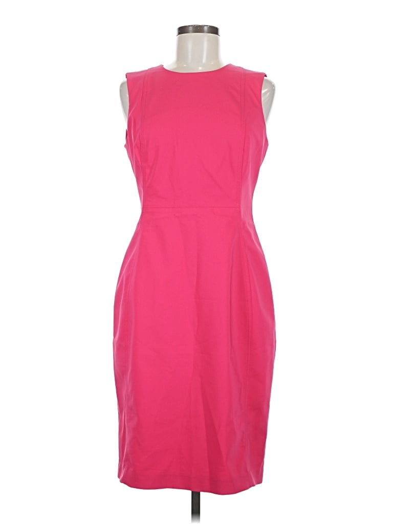 Pre-owned Calvin Klein Cocktail Dress In Pink