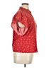 Shein 100% Polyester Red Short Sleeve Blouse Size XL - photo 4