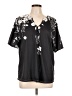 Unbranded Black Short Sleeve Blouse Size L - photo 1