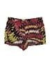 French Connection 100% Viscose Print Red Shorts Size 4 - photo 1