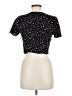 Active USA 100% Rayon Black Short Sleeve Blouse Size M - photo 2